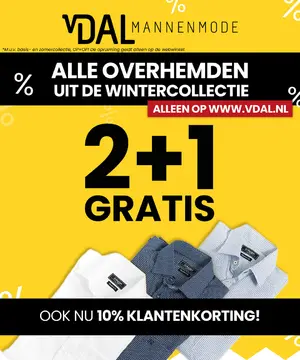 Van Dal mannenmode folder voorblad