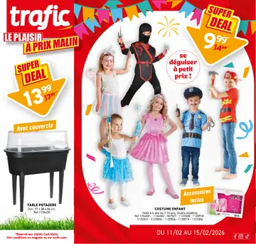 Trafic couverture de brochure