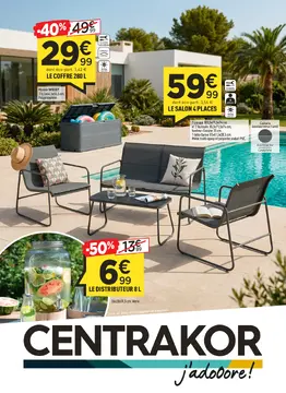 Centrakor couverture de brochure