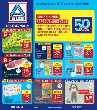 ALDI couverture de brochure