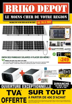 Briko Depot couverture de brochure