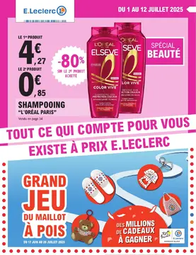 E.Leclerc couverture de brochure