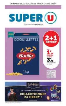 Super U couverture de brochure