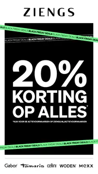 Ziengs Schoenen folder voorblad