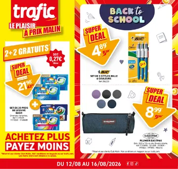 Trafic couverture de brochure
