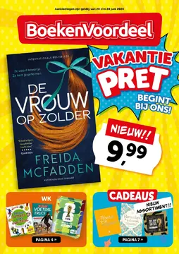BoekenVoordeel folder voorblad