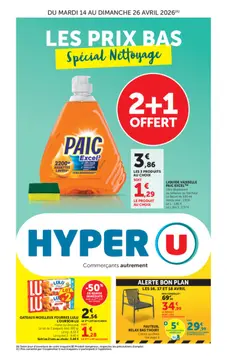 Hyper U couverture de brochure