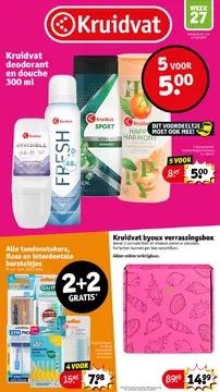 Kruidvat folder voorblad
