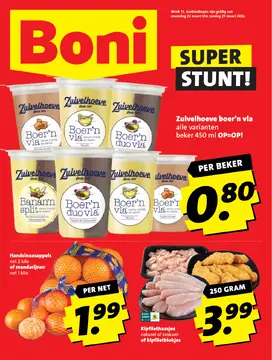 Boni folder voorblad