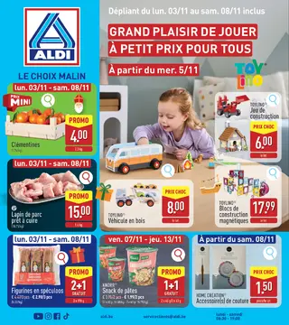 ALDI couverture de brochure