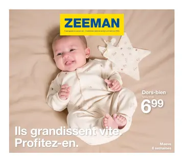 Zeeman couverture de brochure