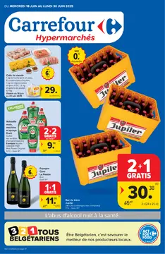Carrefour couverture de brochure