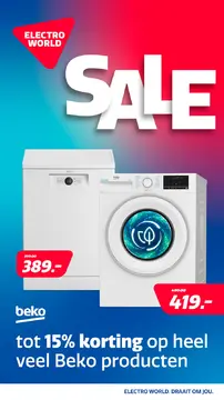 Electro World folder voorblad