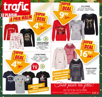 Trafic couverture de brochure