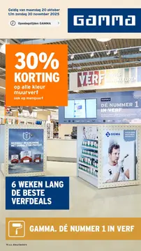 GAMMA Verf folder voorblad