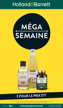 Holland & Barrett couverture de brochure