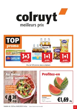 Colruyt couverture de brochure