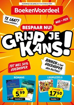 BoekenVoordeel folder voorblad