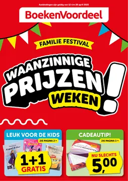 BoekenVoordeel folder voorblad