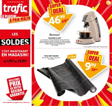 Trafic couverture de brochure