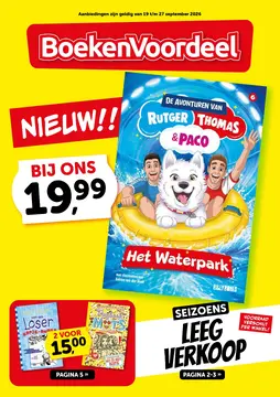 BoekenVoordeel folder voorblad