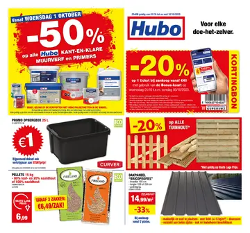 Hubo folder voorblad