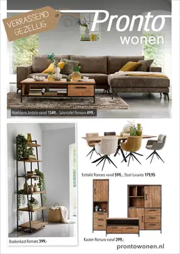 Pronto Wonen folder voorblad