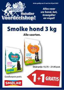 Huisdiervoordeelshop folder voorblad