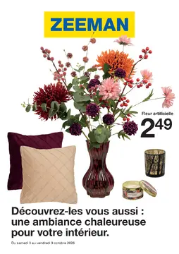 Zeeman couverture de brochure