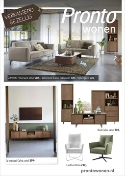 Pronto Wonen folder voorblad
