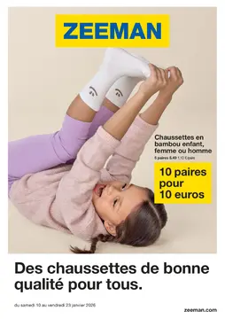 Zeeman couverture de brochure
