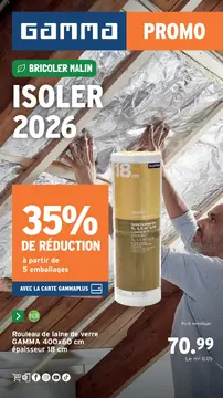 GAMMA Isolation couverture de brochure