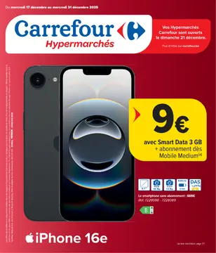 Carrefour couverture de brochure