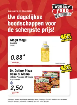 Budget Food folder voorblad