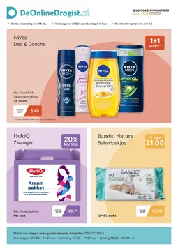 De Online Drogist folder voorblad