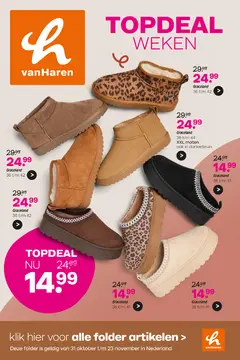 vanHaren Schoenen folder voorblad