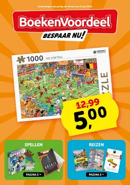 BoekenVoordeel folder voorblad