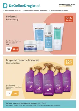 De Online Drogist folder voorblad