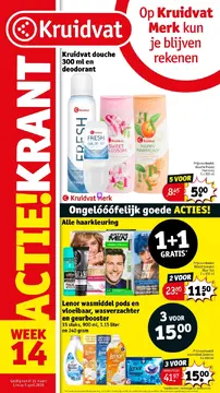 Kruidvat folder voorblad