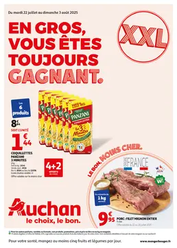 Auchan couverture de brochure