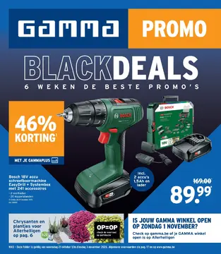GAMMA folder voorblad