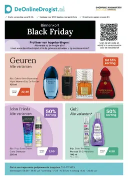 De Online Drogist folder voorblad