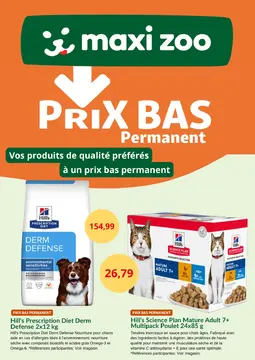 Maxi Zoo couverture de brochure