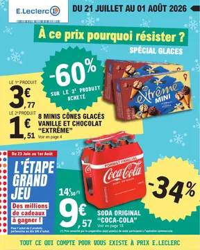 E.Leclerc couverture de brochure