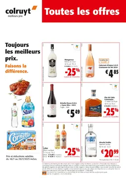 Colruyt couverture de brochure