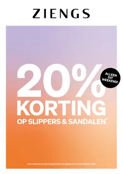 Ziengs Schoenen folder voorblad
