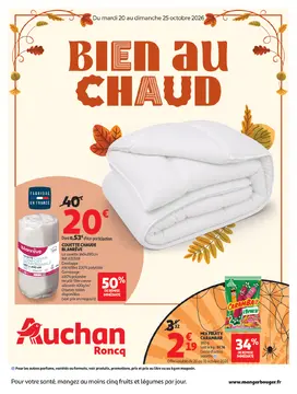 Auchan Roncq couverture de brochure