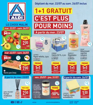 ALDI couverture de brochure