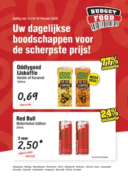 Budget Food folder voorblad