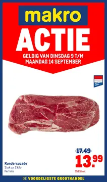 Makro folder voorblad